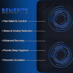 UTK Nalax BioPEMF Mat, Mimic Earth Magnetic Field Therapy for Sleep, Pain Relief - Black