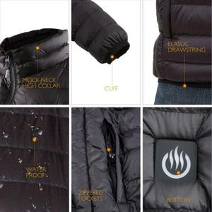 Venture Heat Men's Delspring 5V Battery Heated Down Puffer Jacket (Size S)