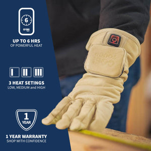 Gobi Heat Drift II Heated Leather Gloves