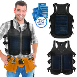 Open Box AlphaCool Frosty Mesh Ice Vest with Replacement Ice Packs