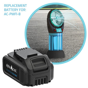 AlphaCool 3,200 mAh Battery for Portable High-Velocity Misting Fan