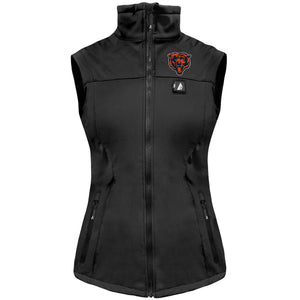 ActionHeat Chicago Bears 5V Women's Softshell Battery Heated Vest