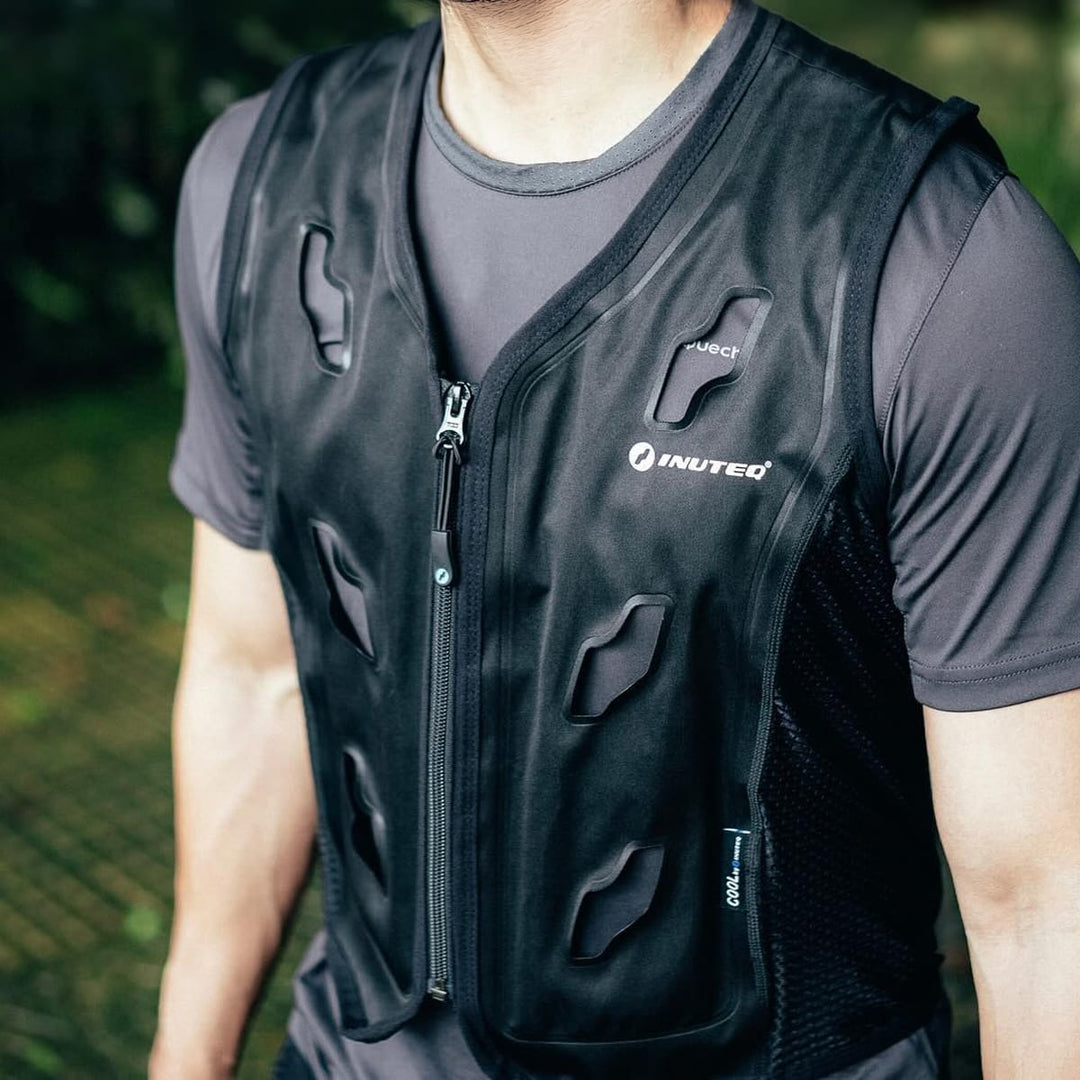 Inuteq PCM CoolOver 24C (74F) Cooling Vest - Transparent | MyCoolingStore
