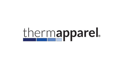 Logo for Thermapparel, featuring 