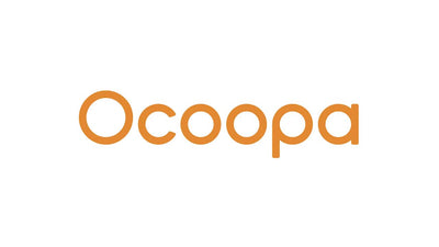 Orange Ocoopa wordmark logo on a white background.