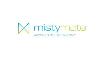 mistymate logo: a blue-green gradient hourglass icon next to 
