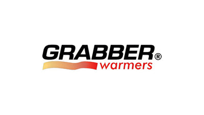 GRABBER® warmers logo featuring bold black 