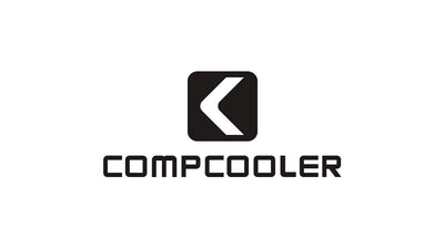 Black and white logo featuring a white left-pointing chevron inside a black rounded square, above the word 