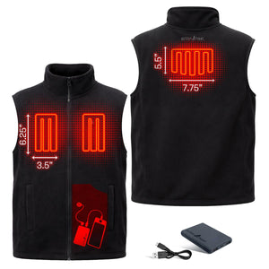 ActionHeat 5V Men's Classic Heated Fleece Vest
