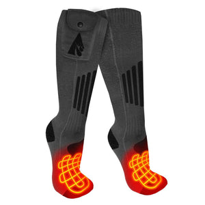 ActionHeat 3.7V Wool Rechargeable Heated Socks 2.0 with Remote