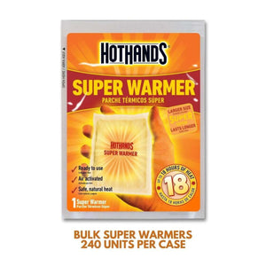 HotHands® Extended Duration Super Warmers | 6 Displays, 240 Units