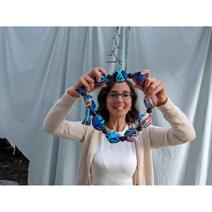 Nano-Ice Cooling Necklace | 2+ Hours of Cooling Relief - Vibrant Leaf