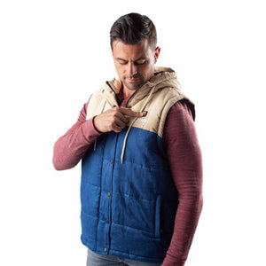 Gobi Heat Men's Colt Heated Vest with Hood