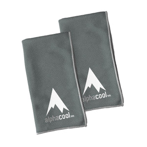 AlphaCool Mesh Instant Cooling Towel (2-Pack) - Front