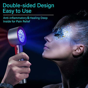 UTK High Power 24 LED Red Light Therapy Device with 470/660/850/940nm Wavelength