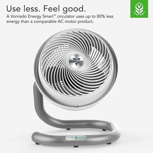 Vornado 623DC Polar Energy Smart Mid-Size Air Circulator Fan with Variable Speed Control - White