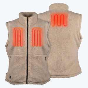 Mobile Warming Women's Upland Sherpa Heated Vest