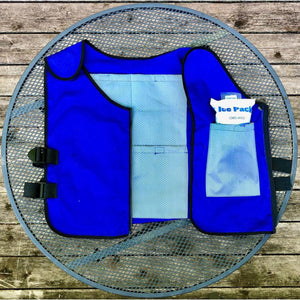 Open Box AlphaCool Arctic Cooling Ice Vest with Self-Fill Reusable Ice Packs