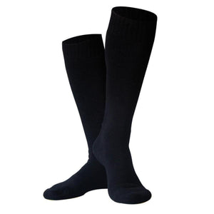 Gobi Heat Tread Battery Heated Socks with Remote Control (Grey/Blue, S/M)