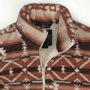 Mobile Warming Women's Upland Sherpa Long Printed Heated Vest