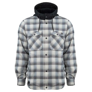 Mobile Warming Men's Flannel Hoodie Heated Jacket