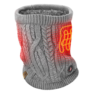 ActionHeat 5V Battery Cable Knit Heated Neck Gaiter