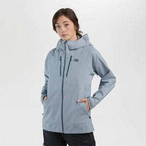 Outdoor Research Women's Microgravity AscentShell Jacket (Sunset Small)