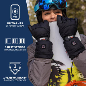 Gobi Heat Epic II Heated Ski Gloves