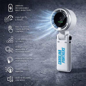 AlphaCool Carolina Panthers Rechargeable Handheld Fan