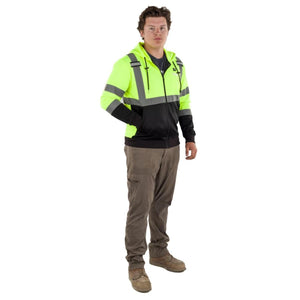 Gobi Heat Men's Beam Workwear Heated High-Vis Hoodie