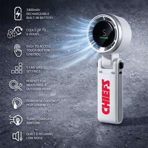 AlphaCool Kansas City Chiefs Rechargeable Handheld Fan