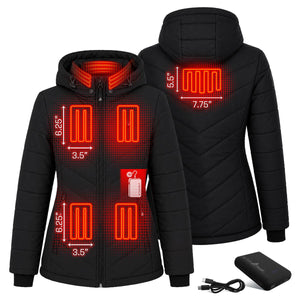 ActionHeat Pro Series+ Bluetooth Women's Puffer Heated Jacket