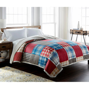 Shavel Micro Flannel Sherpa Blanket - King