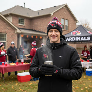 ActionHeat Arizona Cardinals 5V Men's Softshell Battery Heated Jacket