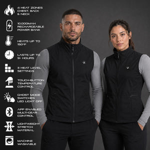 ActionHeat Pro Series+ Bluetooth Heated Vest Liner