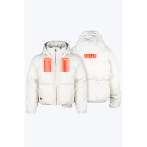 Mobile Warming Women's 7.4V Cloud IX Crop Puffer Heated Jacket