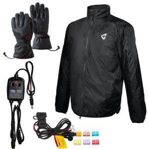 Gerbing Motorcycle Heated Clothing 12V Jacket Liner & Glove Kit