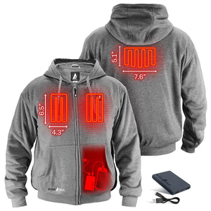 ActionHeat 5V Heavyweight Battery Heated Hoodie