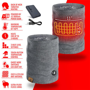 ActionHeat 5V Battery Heated Knit Gaiter