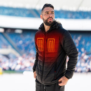 ActionHeat Chicago Bears 5V Men's Puffer Battery Heated Jacket