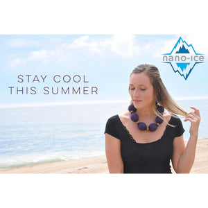 Nano-Ice Cooling Necklace | 2+ Hours of Cooling Relief - Purple