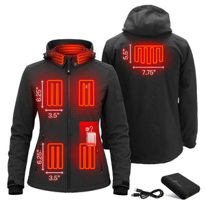 ActionHeat Pro Series+ Bluetooth Women's Softshell Heated Jacket