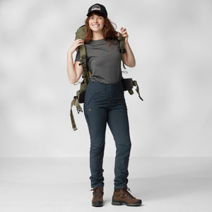 FjallRaven Women's Abisko Trail Stretch Trouser - Small
