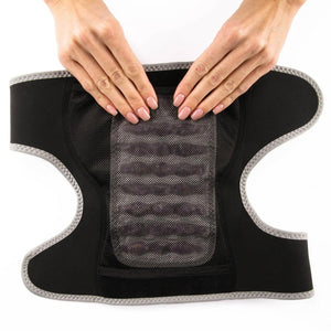 HealthyLine Portable Heated Gemstone Pad - Knee Model with Power-Bank InfraMat Pro