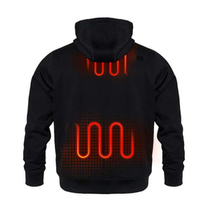 Mobile Warming Men's Pullover Heated Hoodie with Built-In Handwarmer
