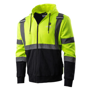 Gobi Heat Men's Beam Workwear Heated High-Vis Hoodie