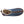 Women's blue tweed bootie slippers by Acorn, with cream fleece lining, brown sole, zigzag stitching, and acorn logo.