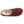 Maroon hoodback slippers by Acorn, featuring geometric embroidery, a cream sherpa lining, and a brown sole.