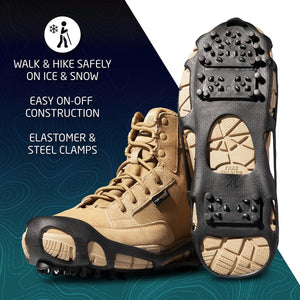 Action Traction Slip-on Ice Traction Cleats for Shoes