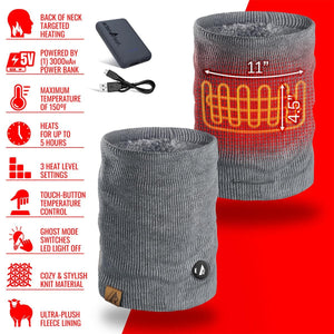 ActionHeat 5V Battery Heated Knit Gaiter